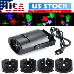 Halloween Christmas LED Laser Light Projector Snowflake House Party Stage Lamp-- - Picture 1 of 16