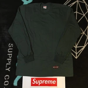 CAMISETA SUPREME INDEPENDENT F*CK THE REST L/S (OLIVA) (GRANDE) LOGOTIPO DE CAJA FW17 - Imagen 1 de 12
