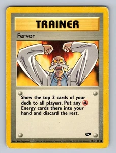 Fervor - 124/132 Common Gym Challenge - LP Pokemon TCG - Picture 1 of 2