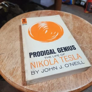 PRODIGAL GENIUS The Life of Nikola Tesla by John O'Neill 1944 RARE PB 1st Print - Picture 1 of 8