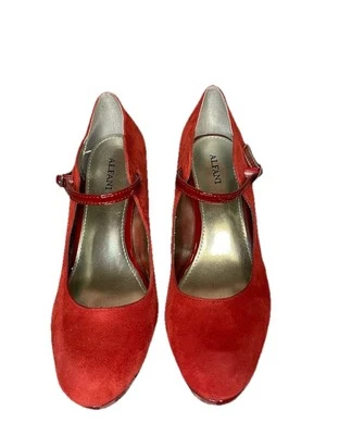 Zapatos Alfani Syssy Mujer Lápiz Labial Rojo Tacones Talla 11 Nuevos sin Caja Foto 1 de 4