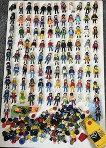 Huge Playmobil Lot of Over 100 Characters, Accessories, Vehicles , Hats and More - Picture 1 of 8