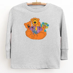 Bear In The Big Blue House Pip Pop Tutter Treelo Ojo Long Sleeve Toddler T-Shirt - Picture 1 of 13