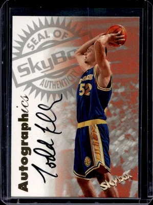 1997-98 Skybox x Premium Todd Fuller Autographics #NNO Clippers - Image 1 of 2