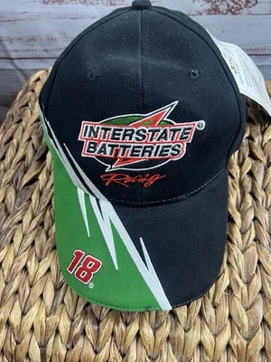 Gorra de Colección Baterías Interestatales Bobby Labonte #18 NASCAR Chase Authentics NUEVA Foto 1 de 4