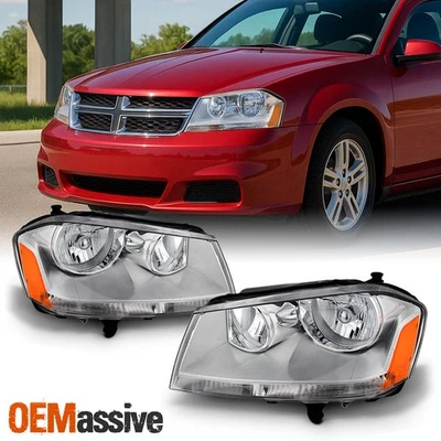 Faros de repuesto para Dodge Avenger 2008-2014 L+R 2009 2010 Foto 1 de 4