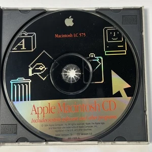 Vintage 1995 Macintosh System Software Install CD Disc 691-0305-A LC 575 - Photo 1/3