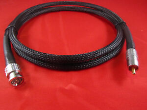 5 ft. Belden 1694A  75 Ohm Cable w/ Canare  RCAP-C53 Gold RCA to BNC.