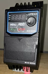 LITEON EVO6000 Series Inverter Model EVO600043SD75E20F 380 - 480V Input 0.75kW - Picture 1 of 5