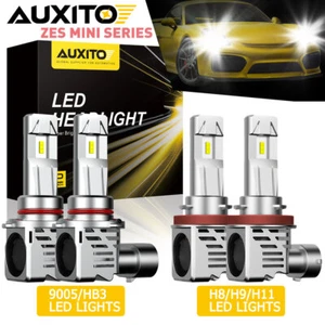 4X AUXITO LED Headlight Bulbs 9005 H11 High Low Beam Conversion Kit White Bright - Picture 1 of 10