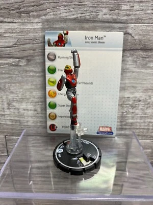 Marvel Heroclix Avengers set Ultimates Iron Man #002 Common Figure w/Card - Image 1 of 2