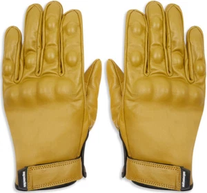 SPADA Wyatt Mens Motorcycle Motorbike Touring CE Leather Gloves - Tan - Picture 1 of 3