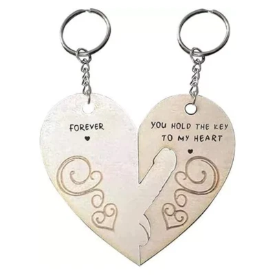 Boyfriend and Girlfriend Couple Gifts Keychain - You Hold The Key To My Heart - Image 1 of 4