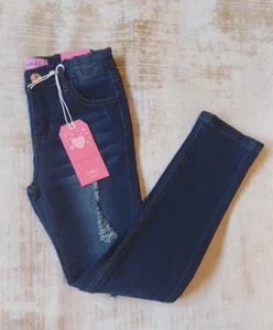 Bien Bleu Skinny Jeans Girls 6X Size 21 x 23 NEW - Picture 1 of 10