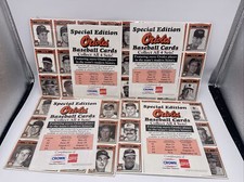 Baltimore Orioles 1991 Coca Cola Crown Gas Baseball Card FULL SET of 4 Sealed