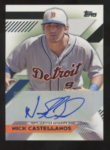 2014 Topps Mini Nick Castellanos RC Auto #MA-NC