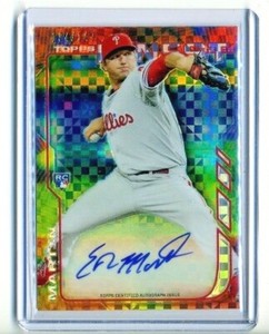 Ethan Martin 2014 Topps Finest X-Factor 134/149 Rookie Autograph Auto Card