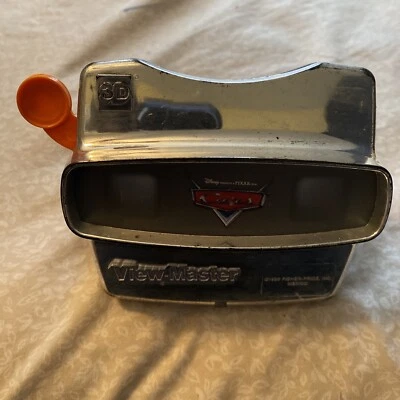 Disney Pixar Cars Fisher-Price View-Master Visor 3D MUY RARO Acabado Cromo BB Foto 1 de 4