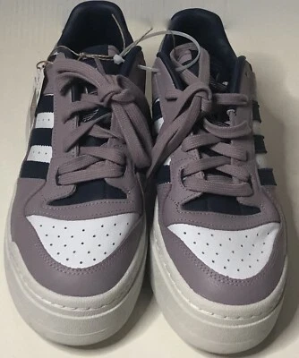 Adidas Originals Forum Sneakers ID0397 White/ Night Indigo/Fig Women's Size 10 - Image 1 of 4