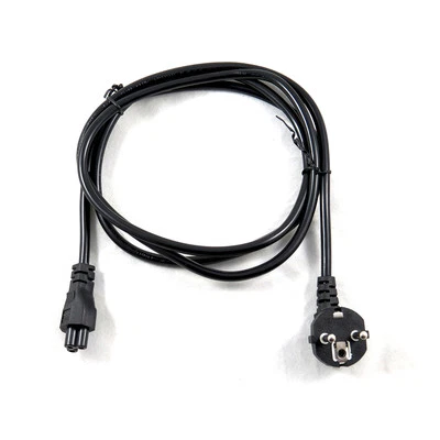 3 PRONG 6 FEET EU EURO EUROPEAN POWER CABLE FOR AC ADAPTER LAPTOP CHARGER  - Image 1 of 3