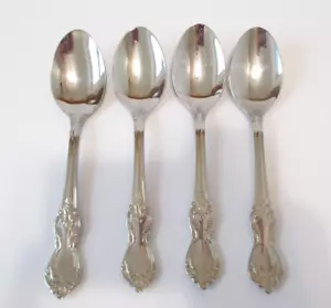 Reed & Barton Heritage Duchessa di Marlborough come nuova set 4 cucchiai acciaio inox 18-10 - Foto 1 di 6