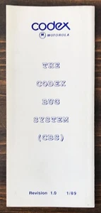 Tarjeta de referencia Codex - The Codex Bug System (CBS) - Imagen 1 de 4