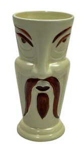 Taza Tiki ORCHIDS OF HAWAII Japón R-82 Nunca Usada De Colección Fu Manchu Cerámica 17cm - Imagen 1 de 8