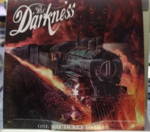 2005 The Darkness One Way Ticket To Hell... And Back 4" x 4" Promo Handout - Picture 1 of 2