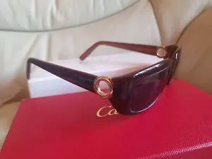 Cartier Ladies Sunglasses 100% Genuine Boxed SMALL SIZE - Picture 1 of 11