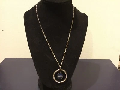 Seahawks Charm Necklace With Rhinestones. Sparkly! - Image 1 of 2