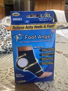 FOOT ANGEL ANTI-FATIGUE COMPRESSION FOOT SLEEVE  (UNISEX) SIZE L /XL  1PK. - Picture 1 of 7