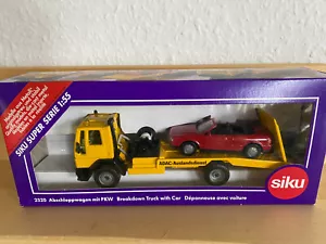 Rarità, ADAC rimorchio Ford con Audi Cabriolet, Super Serie 2520, 1:55, IMBALLO ORIGINALE - Foto 1 di 7