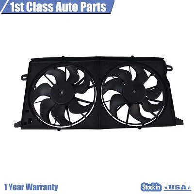 Conjunto de ventilador de refrigeración doble condensador de aire acondicionado para 97-05 Buick Park Avenue 12362557 Foto 1 de 4
