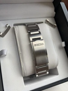 Seiko Chronograph Pepsi pogue 19mm 6139 6002watch strap stainless steel BARGAIN! - Picture 1 of 12