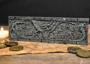 Skyrim Alduin Wall Sculpture Miniature | The Elder Scrolls V: Skyrim Handmade - Picture 1 of 8