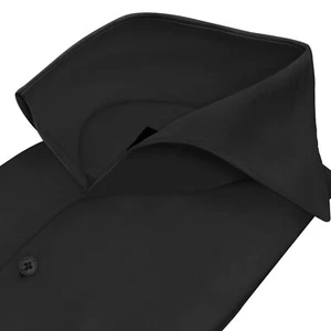 Hoher Kragen offen Cutaway Kragen schwarz stilvoll Partykleidung Geburtstagsgeschenk für Männer - Bild 1 von 5