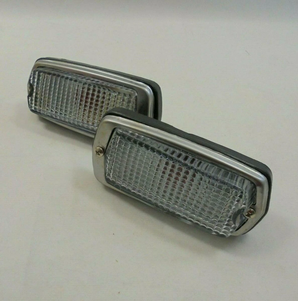 FOR DATSUN 620 TRUCK TURN SIGNAL INDICATOR SIDE MARKER LIGHTS WHITE APPLIED Foto 1 de 4