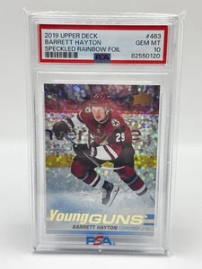 Serie 2 Young Guns Speckled Rainbow Foil Barrett Hayton 2019-20 PSA 10 Rookie - Imagen 1 de 2