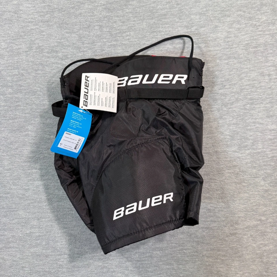 Bauer Lil Sport Pants Youth Small Black Hockey Shorts Age 7-9 Protective Gear - Image 1 of 4