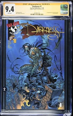 DARKNESS #1 CGC SS 9.4 (Image/Top Cow, 1996) Signed By Marc Silvestri - Image 1 of 2