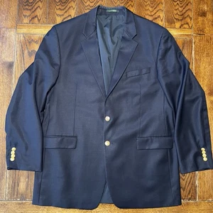 Abrigo deportivo Lauren Ralph Lauren para hombre 46L azul marino 100 % lana con botones dorados - Imagen 1 de 12