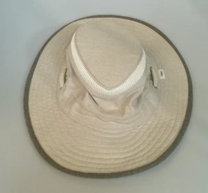 Tilley Endurables T5 Hat Medium Beige Mesh Vented Hiking UV Sun Protection Boat - Picture 1 of 6
