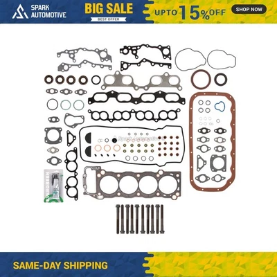 Full Gasket Set Head Bolts Fit 96-00 Toyota Tacoma 4Runner T100 2.7L 3RZFE - Image 1 of 4