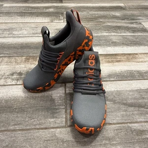 Adidas Lite Racer Adapt 7.0 Herrenschuhe Größe 7,5 grau orange Cam Slipper Turnschuhe - Bild 1 von 15