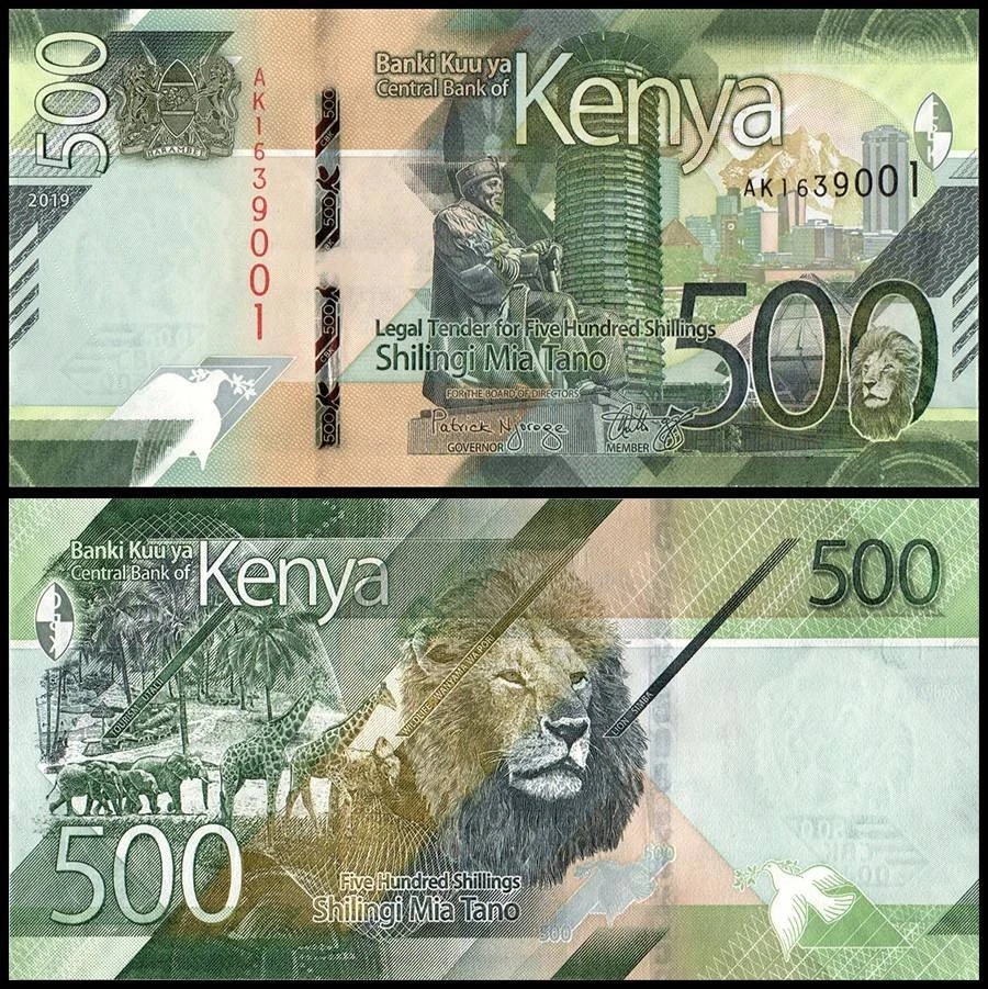 Kenya 500 Shillings, 2019, P-55, UNC - Image 1 of 1