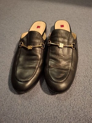 Genuine Leather Black Hogl Loafers, Mules Size UK 8 or Australia 10.5 - image 1 of 4