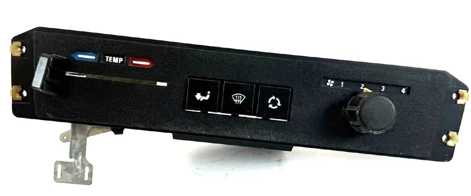 86-93 Volvo 240 244 245 Manual Heater A/C Climate Control Panel 1307446 OEM - Image 1 of 4