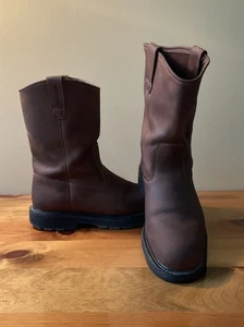 Wolverine Herren DD Work Gummistiefel Braun Arbeitsstiefel Leder Antirutsch 13 X-Weit - Bild 1 von 6