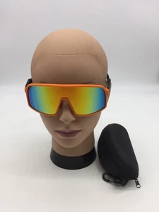 Oakley orange/schwarz trendige Sonnenbrille 62-21-139 mehrere verspiegelte Gläser - Bild 1 von 9