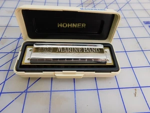 Hohner Marine Band Armónica, A440, Llave C, Alemania, Con Estuche - Imagen 1 de 10